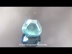Blauwe diamant Ongesneden ruwe blauwe diamant Industriële synthetische diamant voor edelstenen