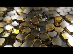 Geel HPHT MCD Synthetische diamant ronde en vierkant korrel Industriële slijpstoffen voor snijgereedschappen