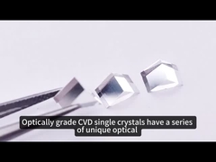 CVD Lab Gekweekte Diamanten Enkele Kristal Optisch Prisma