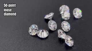 50-punts losse diamant