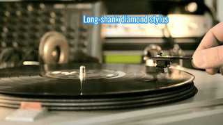 Long-shank diamond stylus