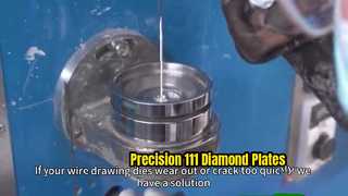 तार खींचने के लिए एमसीडी डायमंड प्लेटें मर जाती हैं