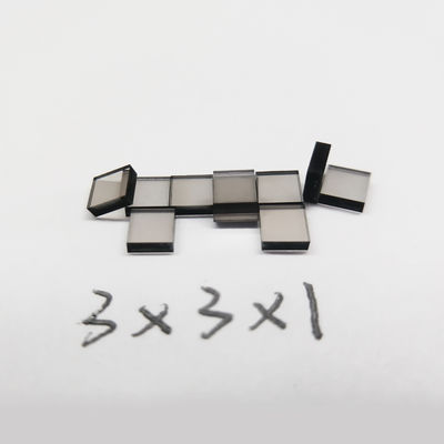 Diamants de laboratoire de CVD brunâtre 3x3x1 mm Pour l'usinage et les outils de coupe
