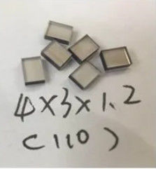 4x3x1.2 mm Kwadrat CVD Laboratory Grown Diamonds For Machining And Cutting Tools (Diamenty uprawiane w laboratorium do obróbki i cięcia narzędzi)