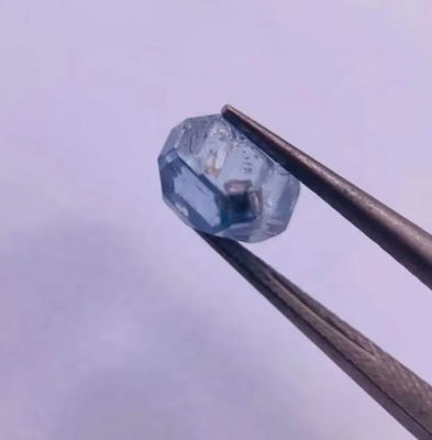 Rough Lab Grown Blue Diamonds 1 Carat VVS Clarity HPHT CVD process