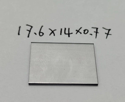 14x14x0,4 mm MPCVD Laboratoire Diamant cultivé Carré Cvd Diamant plaquettes Diamant Plaques CVD Graines