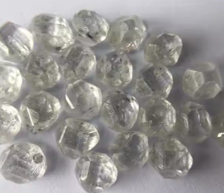 Grosse taille Blanc HPHT Brut Diamant de laboratoire Détaché bijoux Diamant