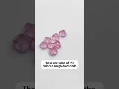 Les diamants de laboratoire HPHT rouges bleus 0,5ct - 5,0ct Vs Si Clarité
